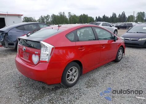 2011 Toyota Prius Two from USA, damaged, VIN JTDKN3DU6B1404684